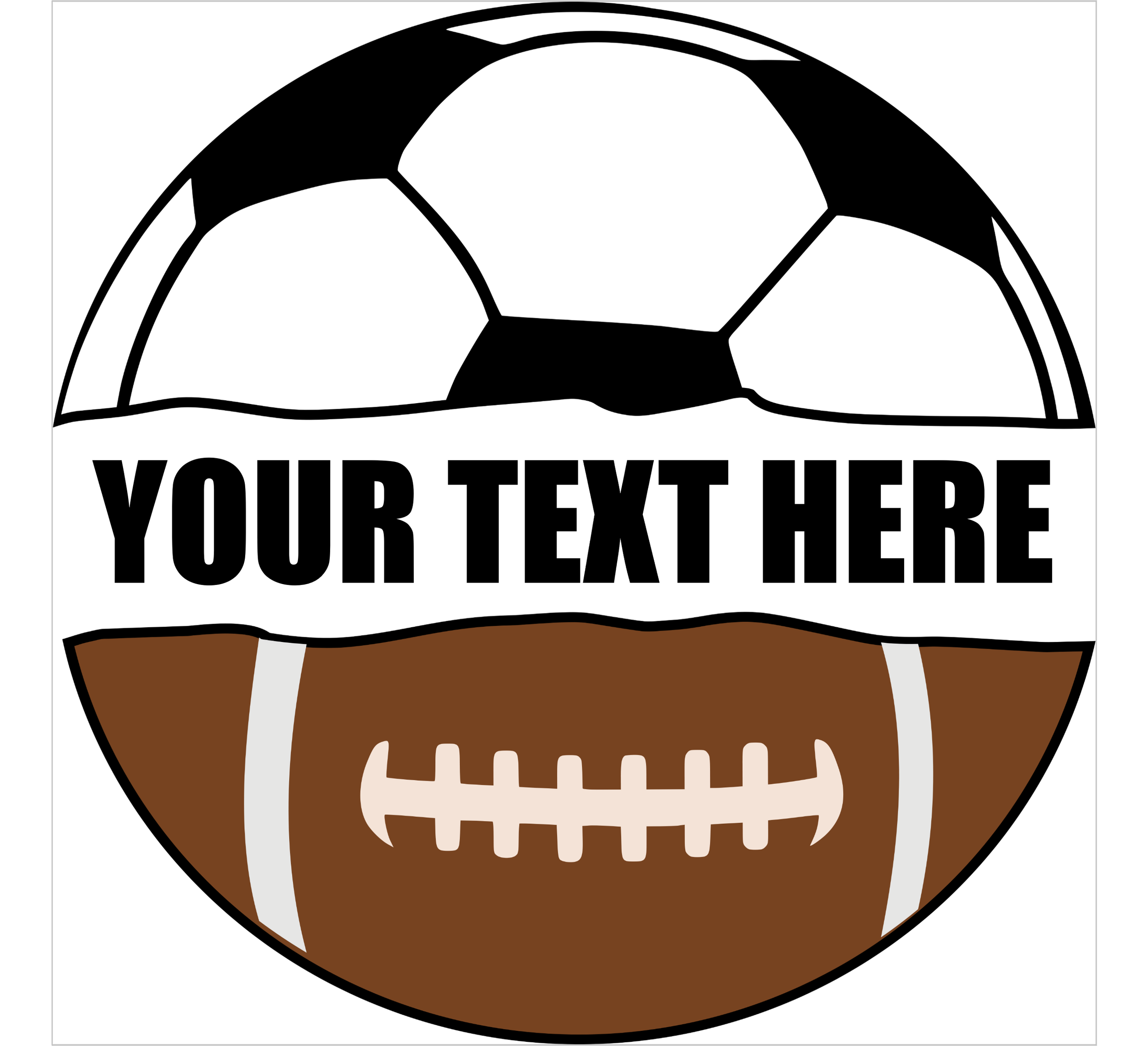 Customizable Soccer/Football