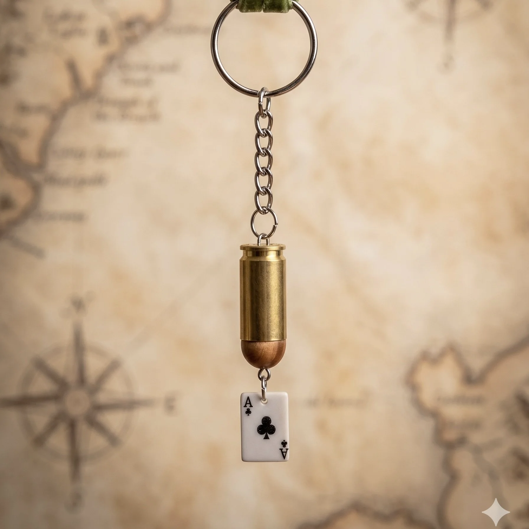 .40 Cal Brass with Ace of Clubs