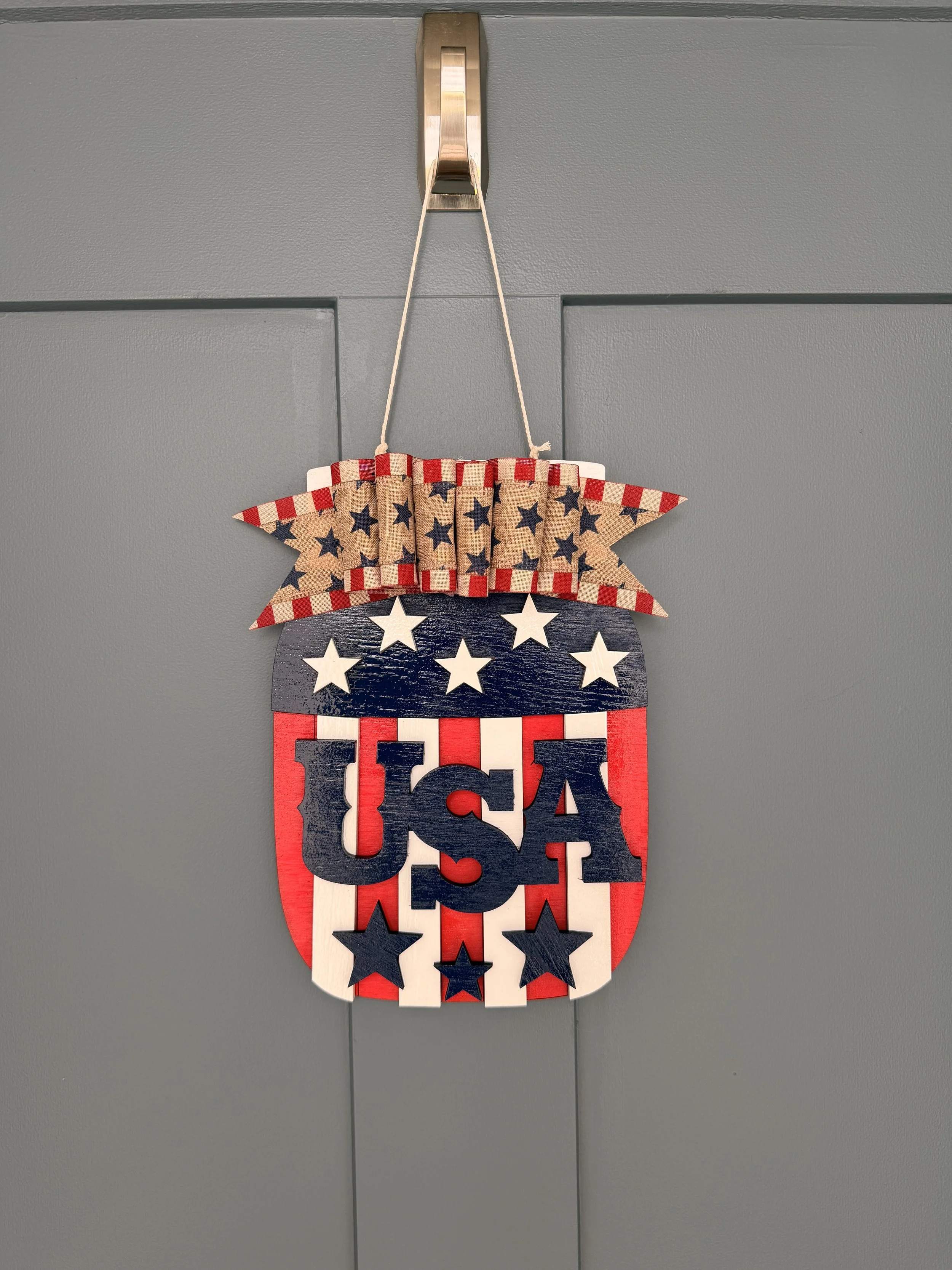 Patriotic Welcome Sign