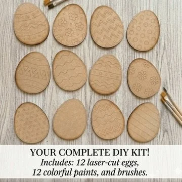 DIY 12 Count Large Easter Eggs