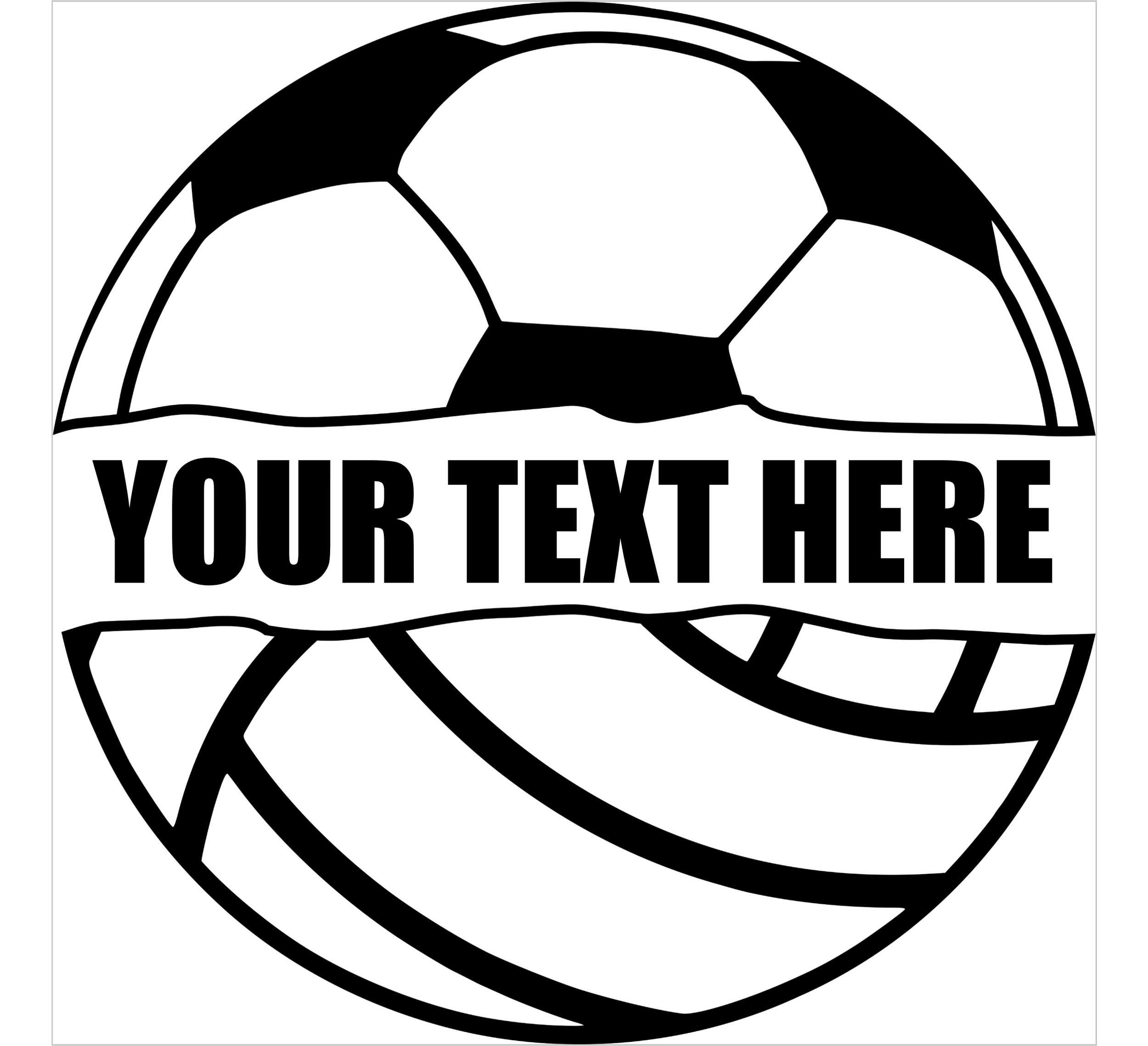Customizable Soccer/Volleyball