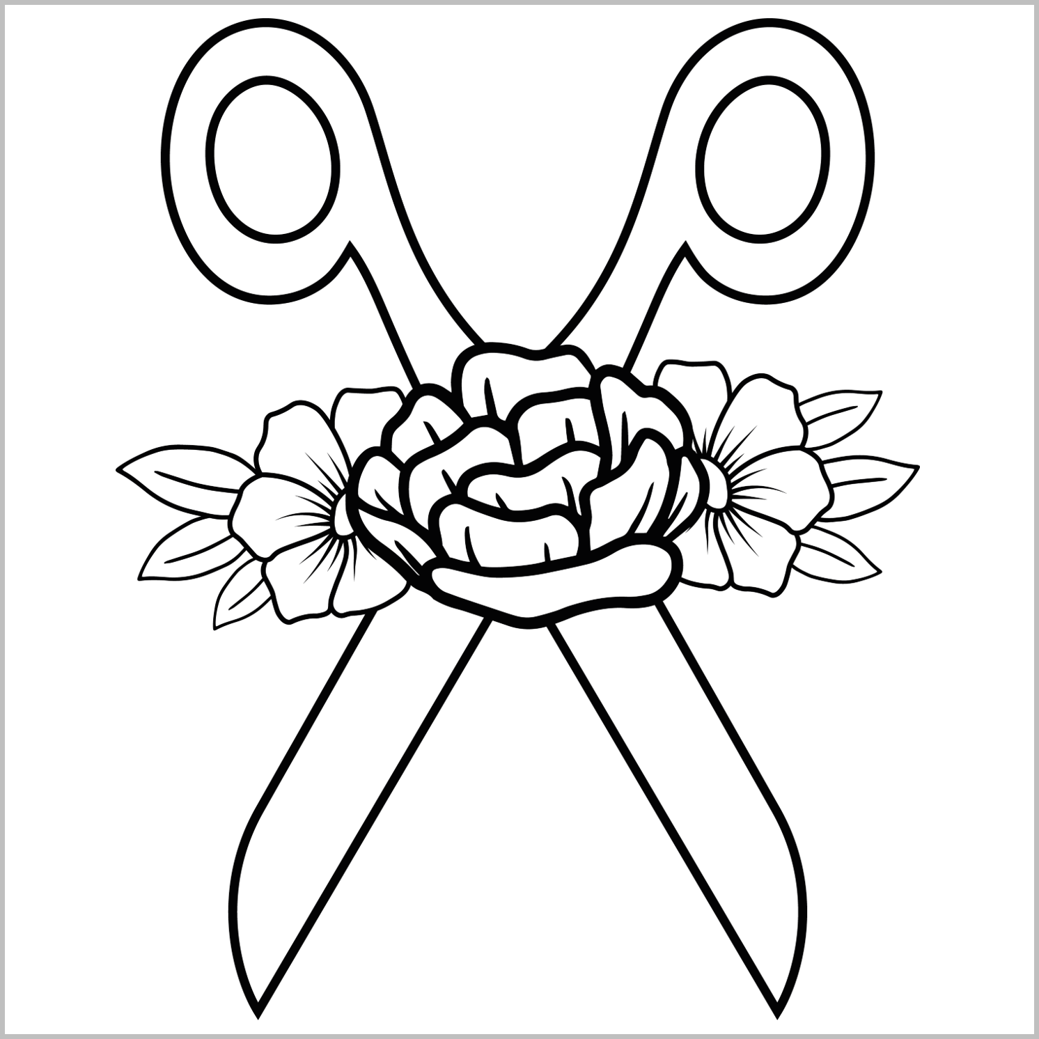Flower Scissors