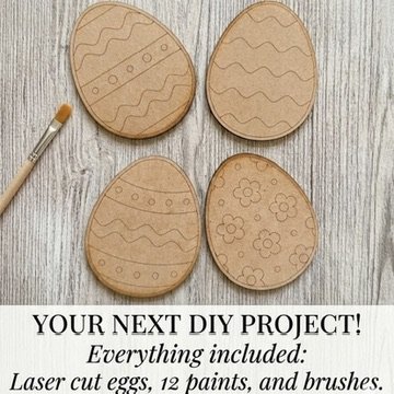 DIY 4 Count Large Easter Eggs