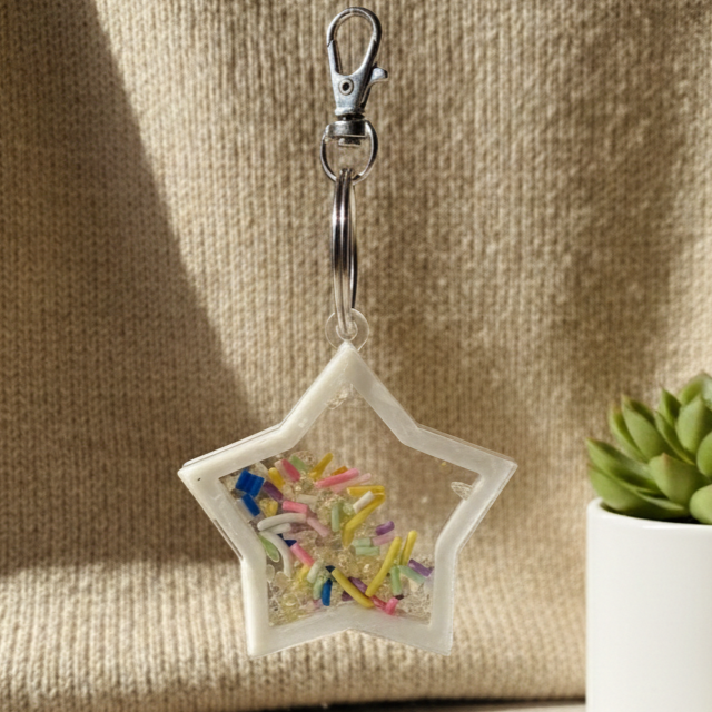 Star Shaker Keychain