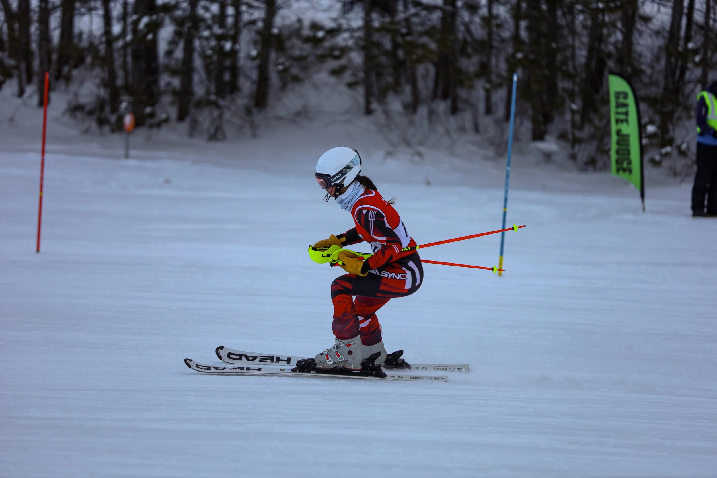 Lowell Ski Competes at Frigid Cannonsburg