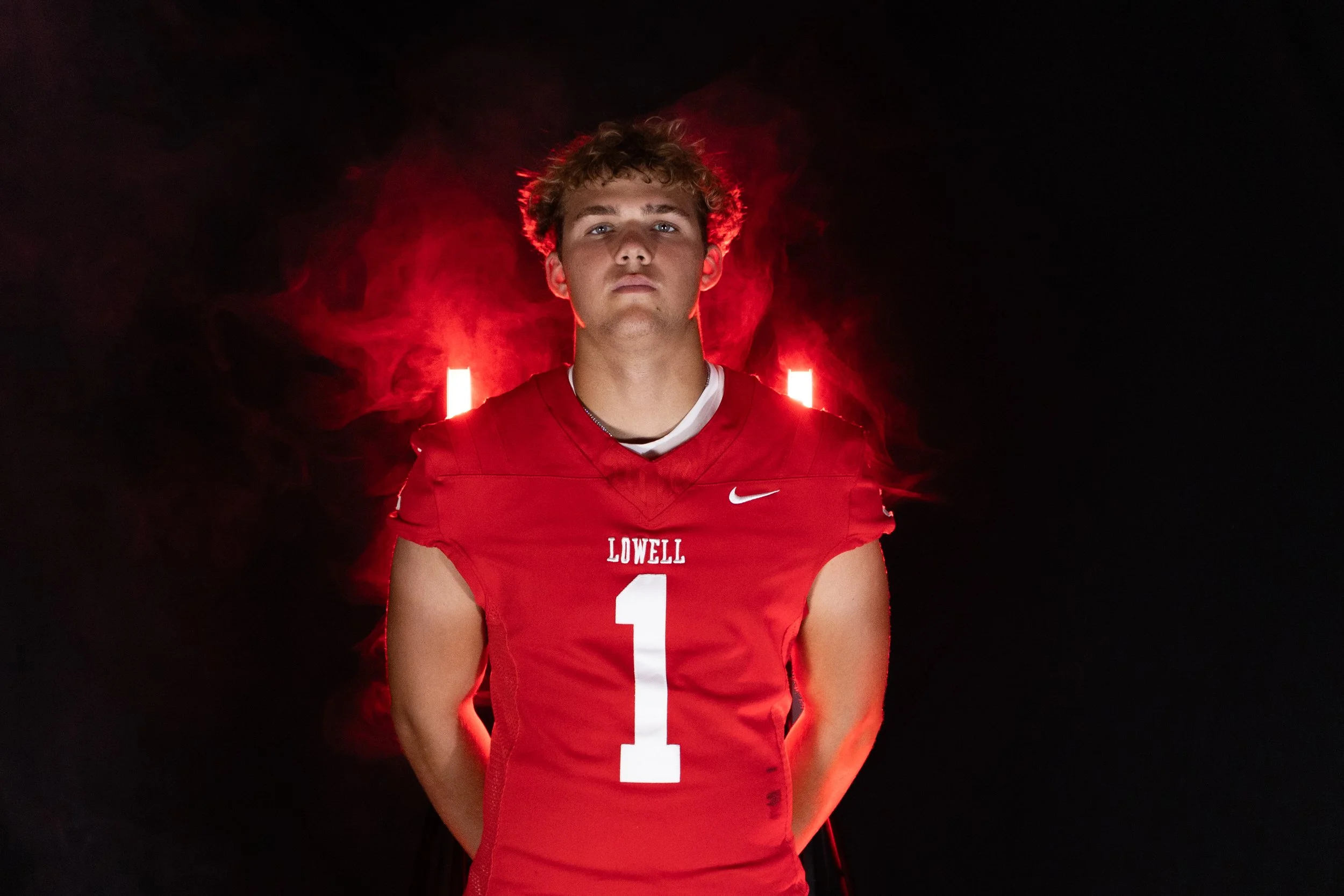 Lowell senior Nathen Raison commits to Alma College football