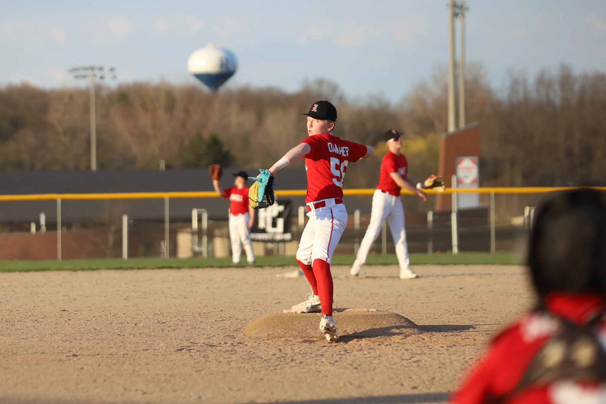 Eighth Grade Baseball Splits With Kenowa and Cedar