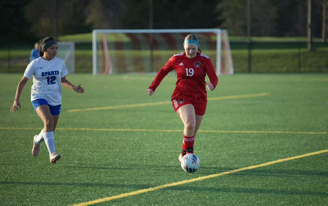 Girls Soccer Mercies Sparta in 40