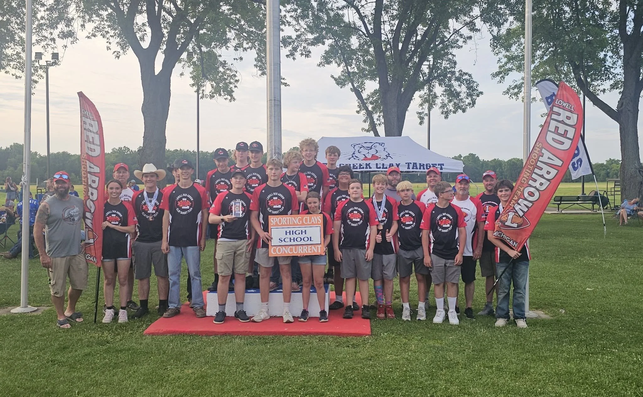 Lowell Clay Target Team Places Third Overall at State Competition