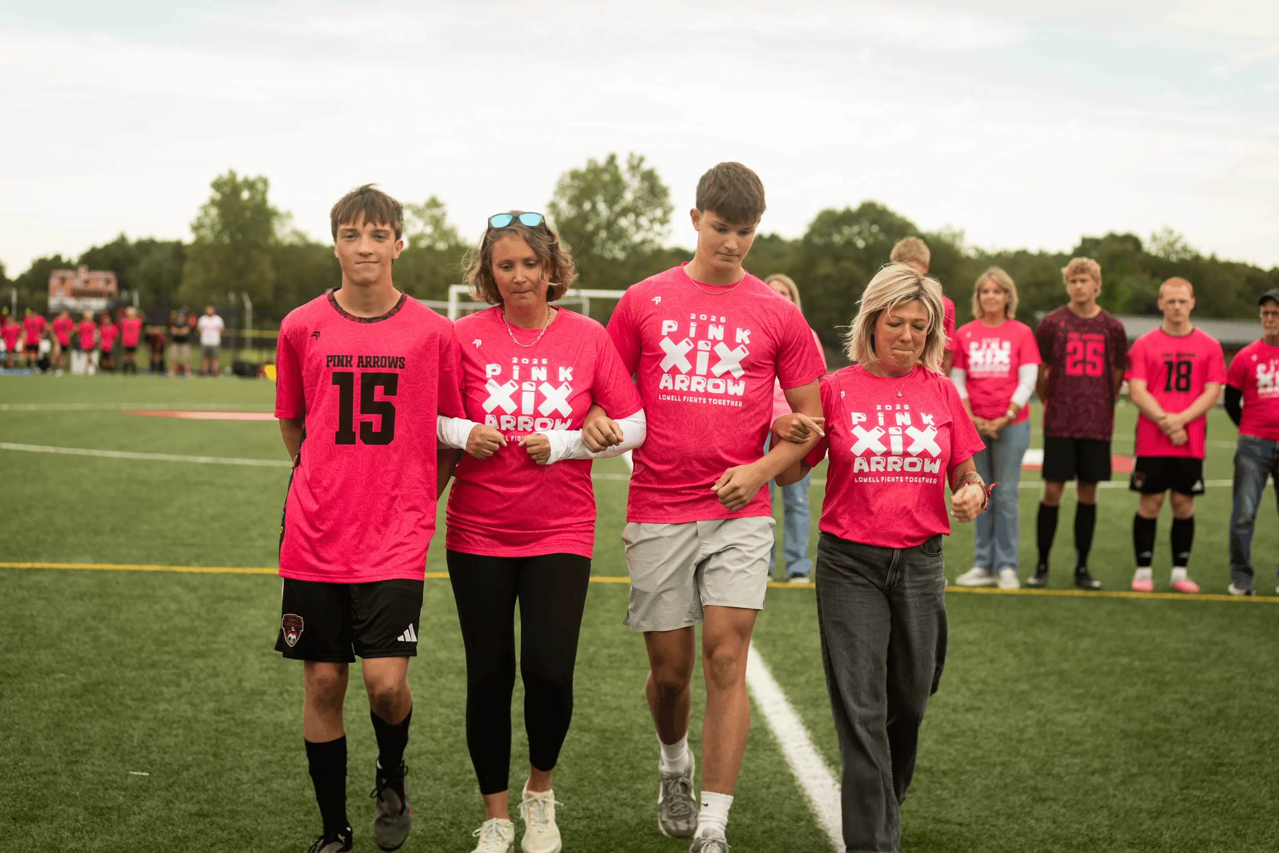 2026 Lowell Pink Arrow Soccer Players, Coaches, and Honorees