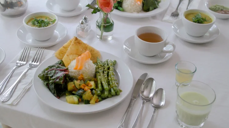 The Raj organic vegetarian meals