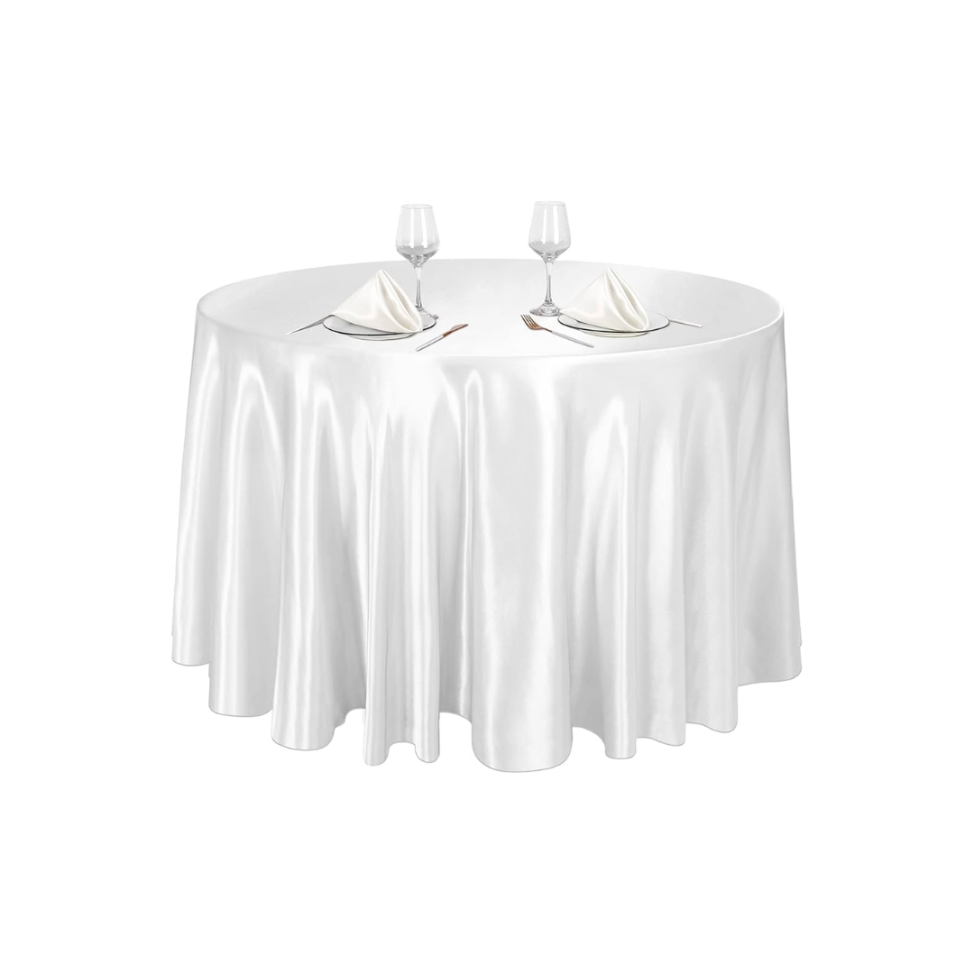 Satin Round tablecloth 120"