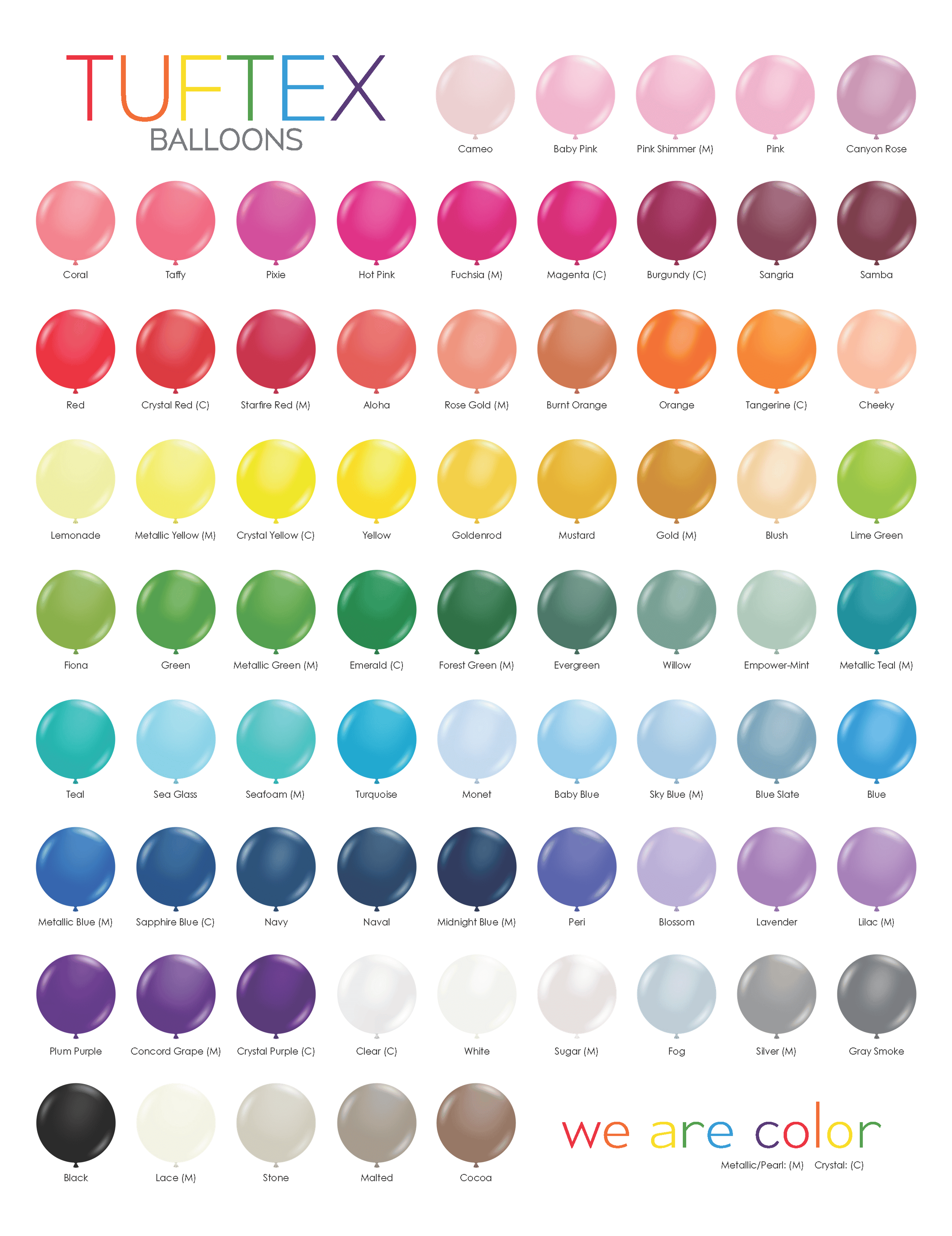 Additional balloon color