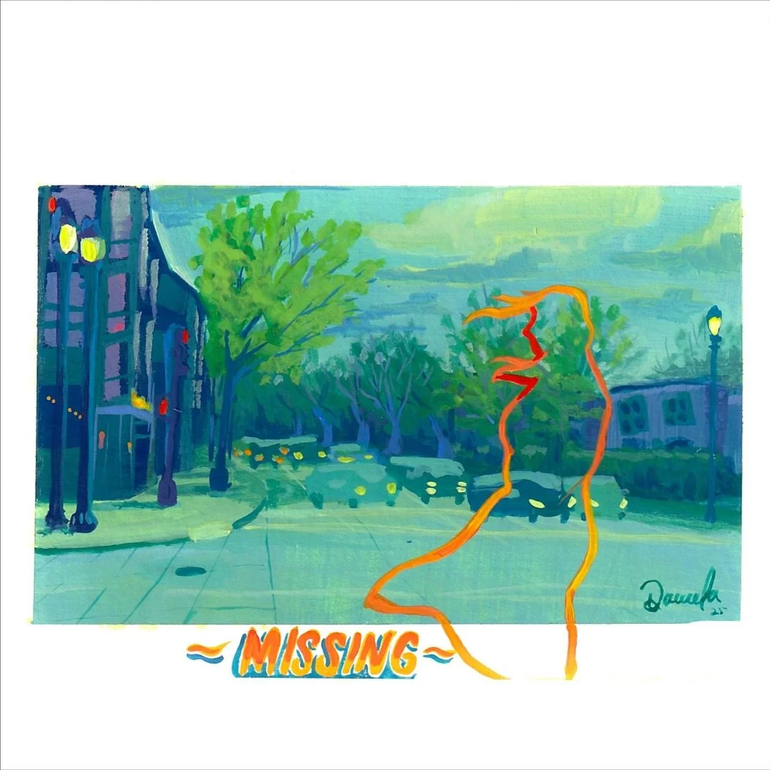 MISSING 2/2 
.
Postcard available for sale, prints available too. 
💌