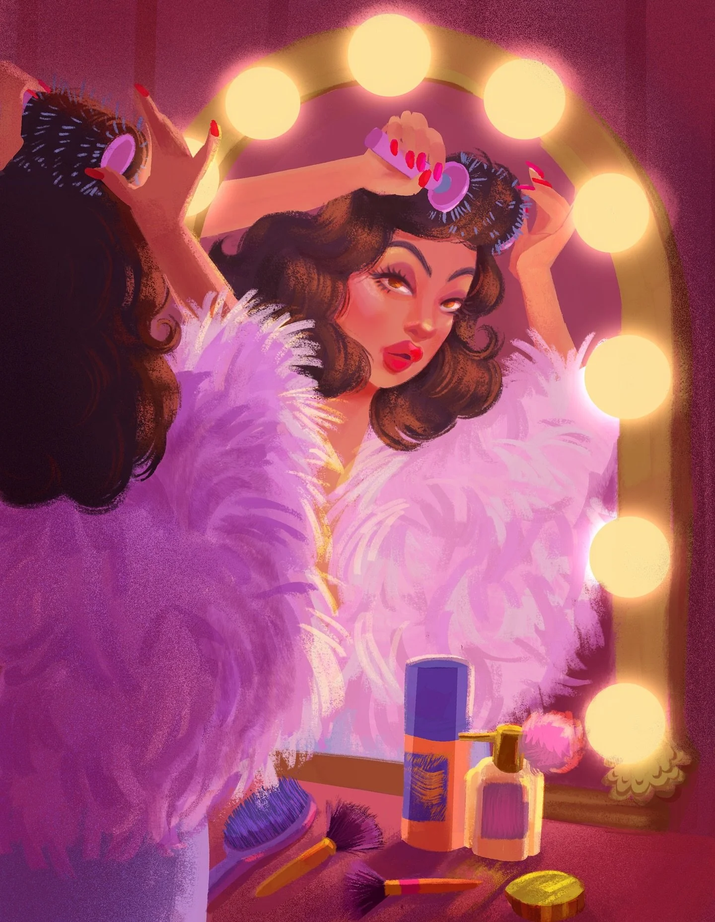 #peachtober prompt: #Brush 💖⭐️