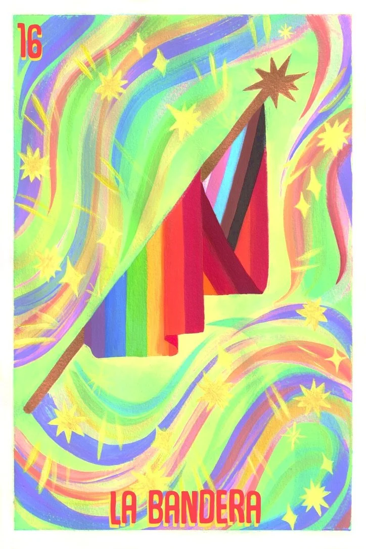 La Bandera | La Loteria Collection Art Print
