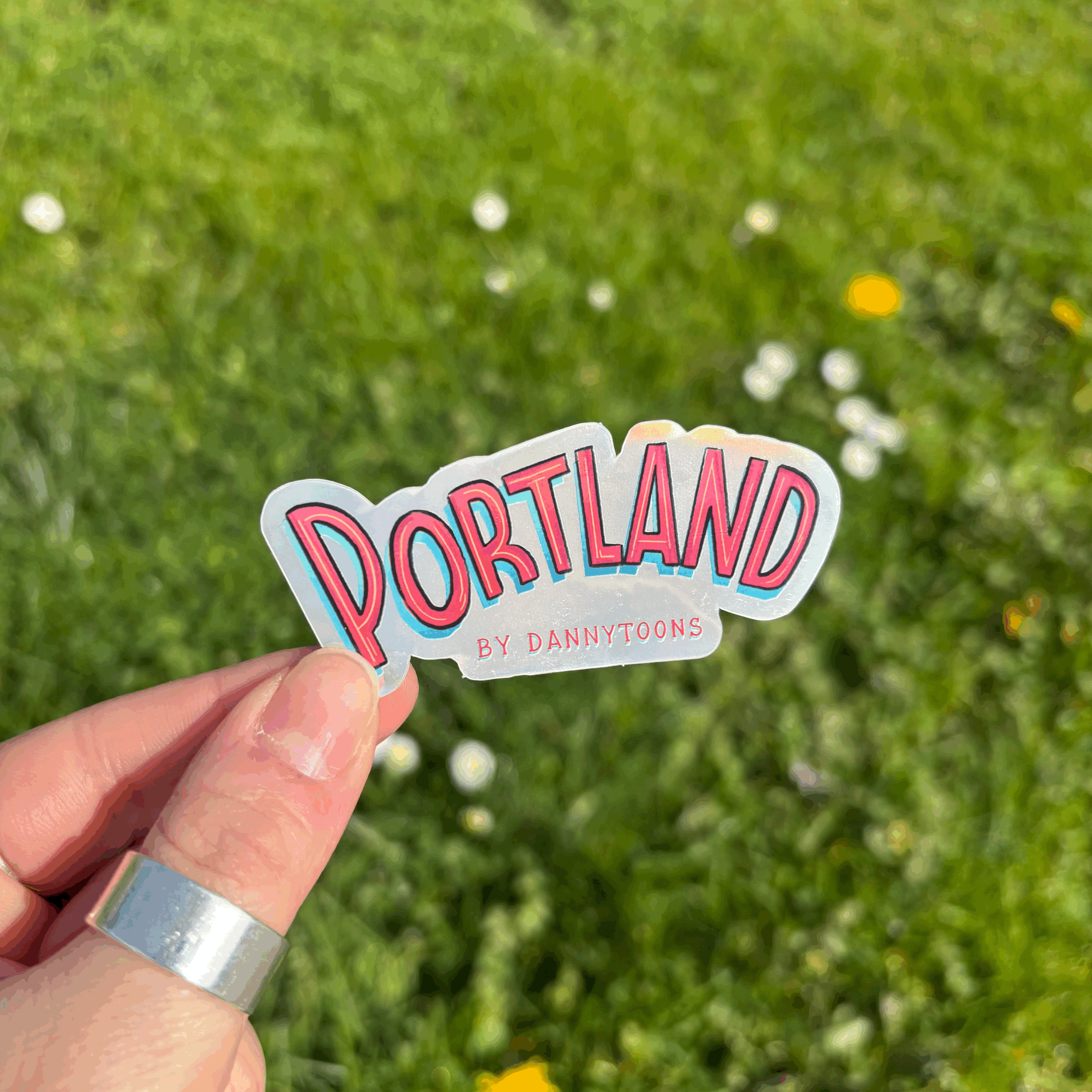☆ Portland Holographic Sticker ☆