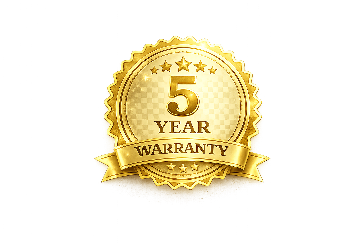 5 year warranty