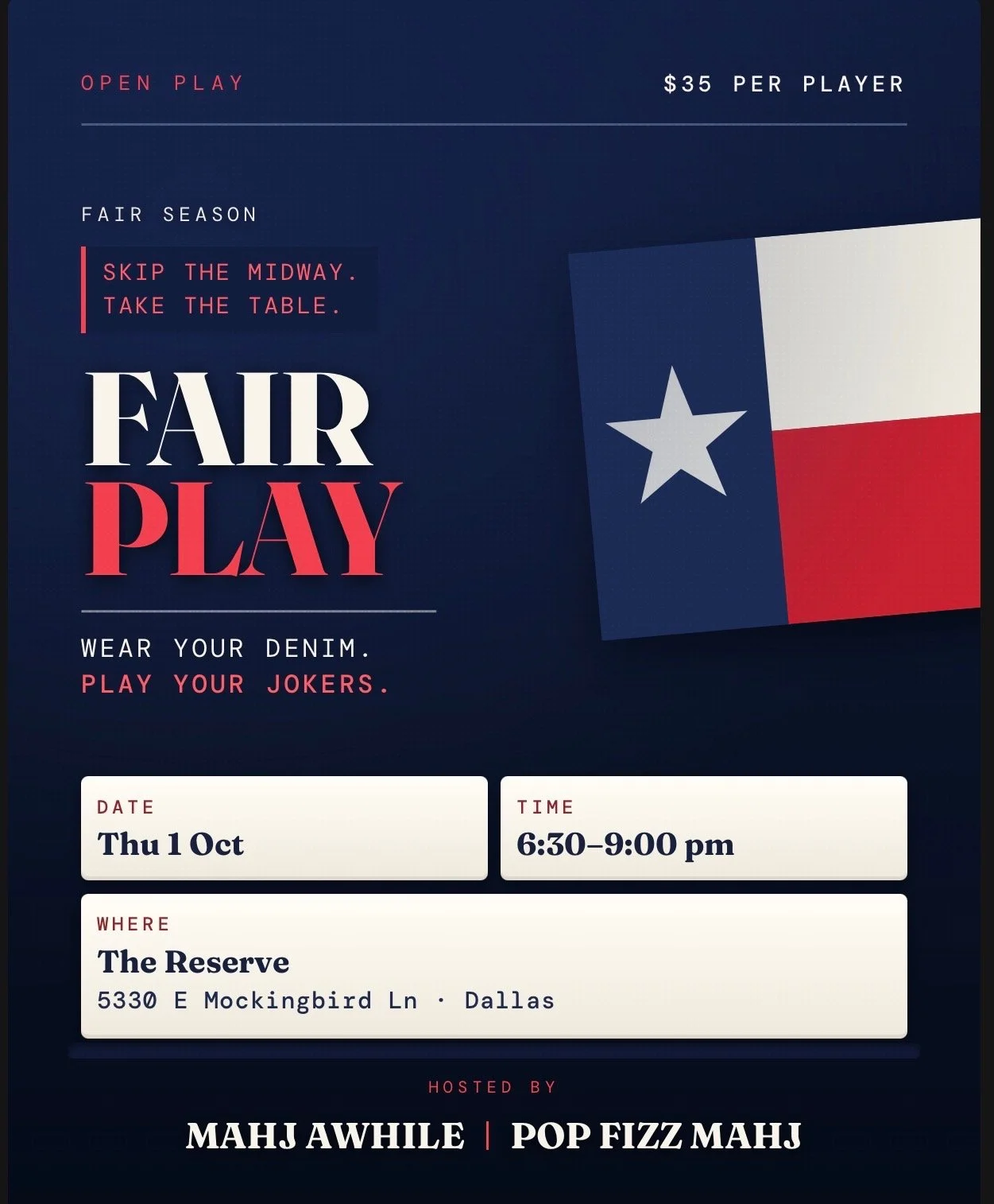 State Fair Open Play