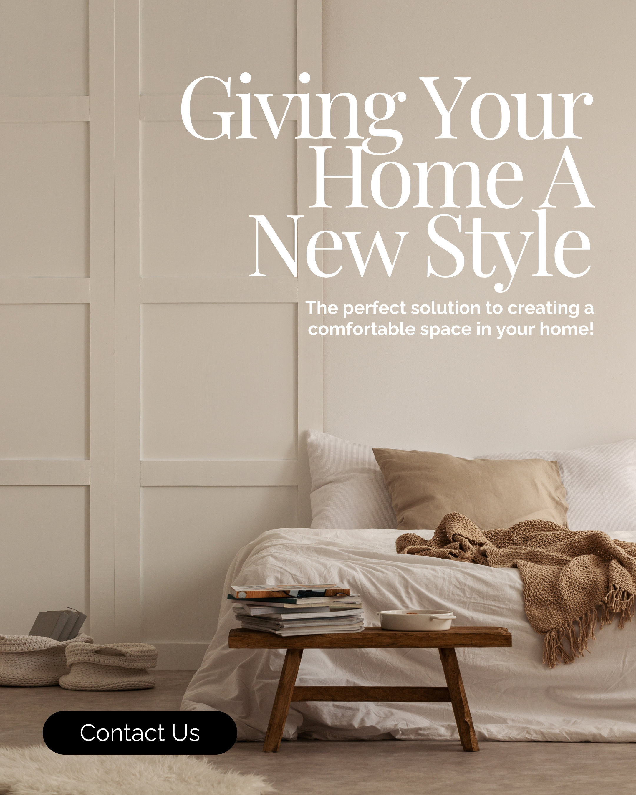 Social media post design for home and lifestyle brand — content system by Elevate Media