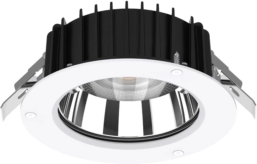IMPACT MAX 210MM DOWNLIGHT 18-32W 4000K TRIAC IK10 IP65 WHITE