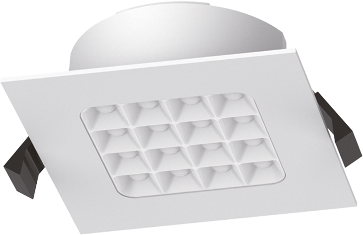 PARADOX DOWNLIGHT 90 X 90MM 10W 4000K 90D IP54