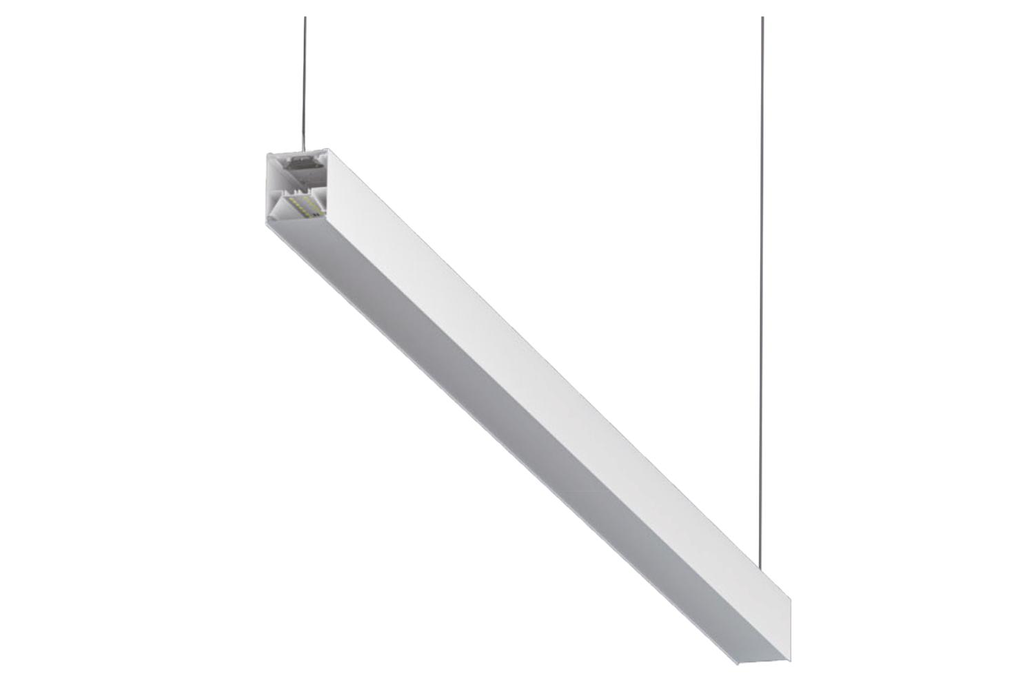 INFINITY LINEAR SUSPENDED 600 16W WHITE 120D 4000K SINGLE ASPECT OPAL DALI