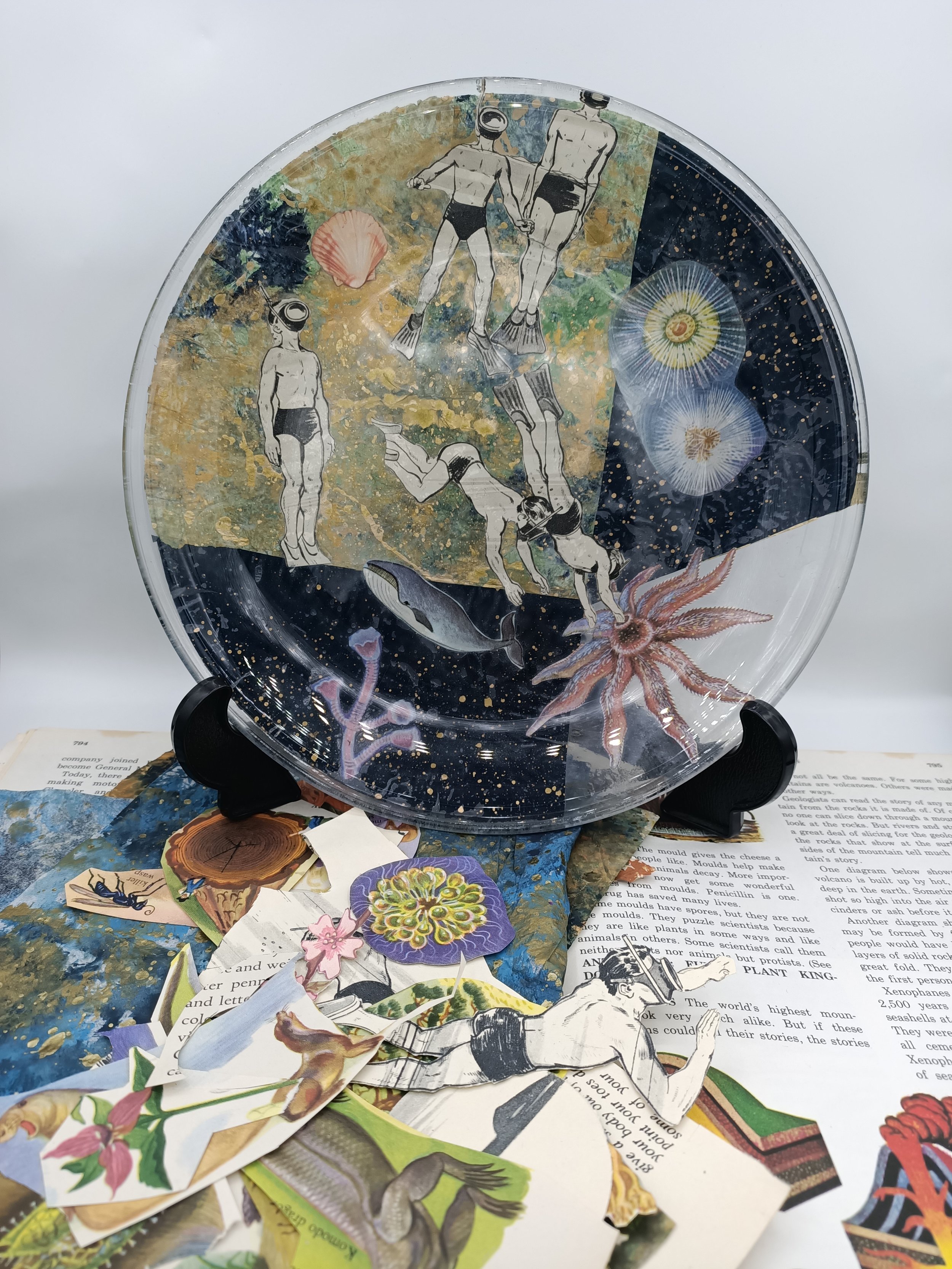 Vintage Book Collage