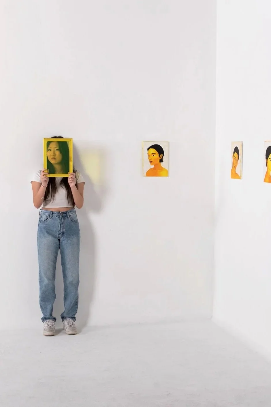 Kacey K. — This work explores the experience of growing up between cultures. The student reflects on the tension between external identity and internal experience, searching for a sense of belonging in both worlds.