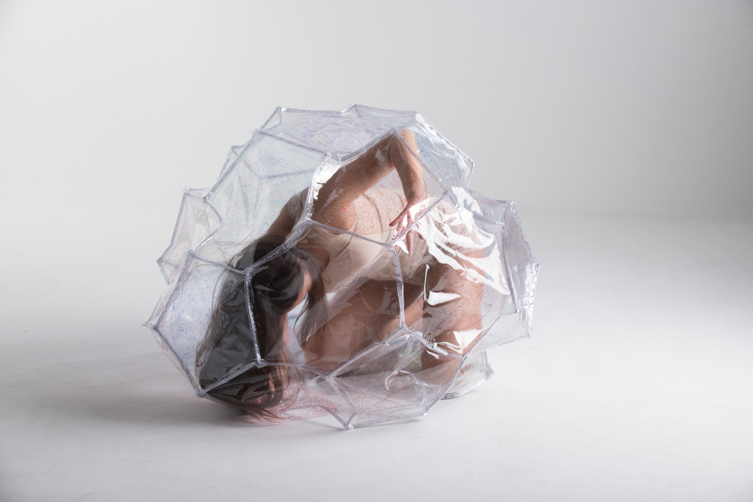 Kacey K. — This work explores the experience of growing up between cultures. The student reflects on the tension between external identity and internal experience, searching for a sense of belonging in both worlds.