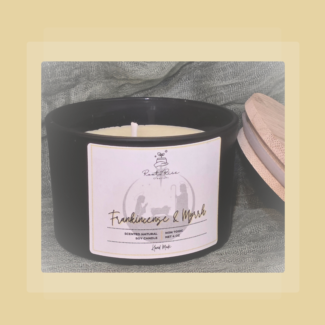 Seasonal Soy Candle – Frankincense & Myrrh