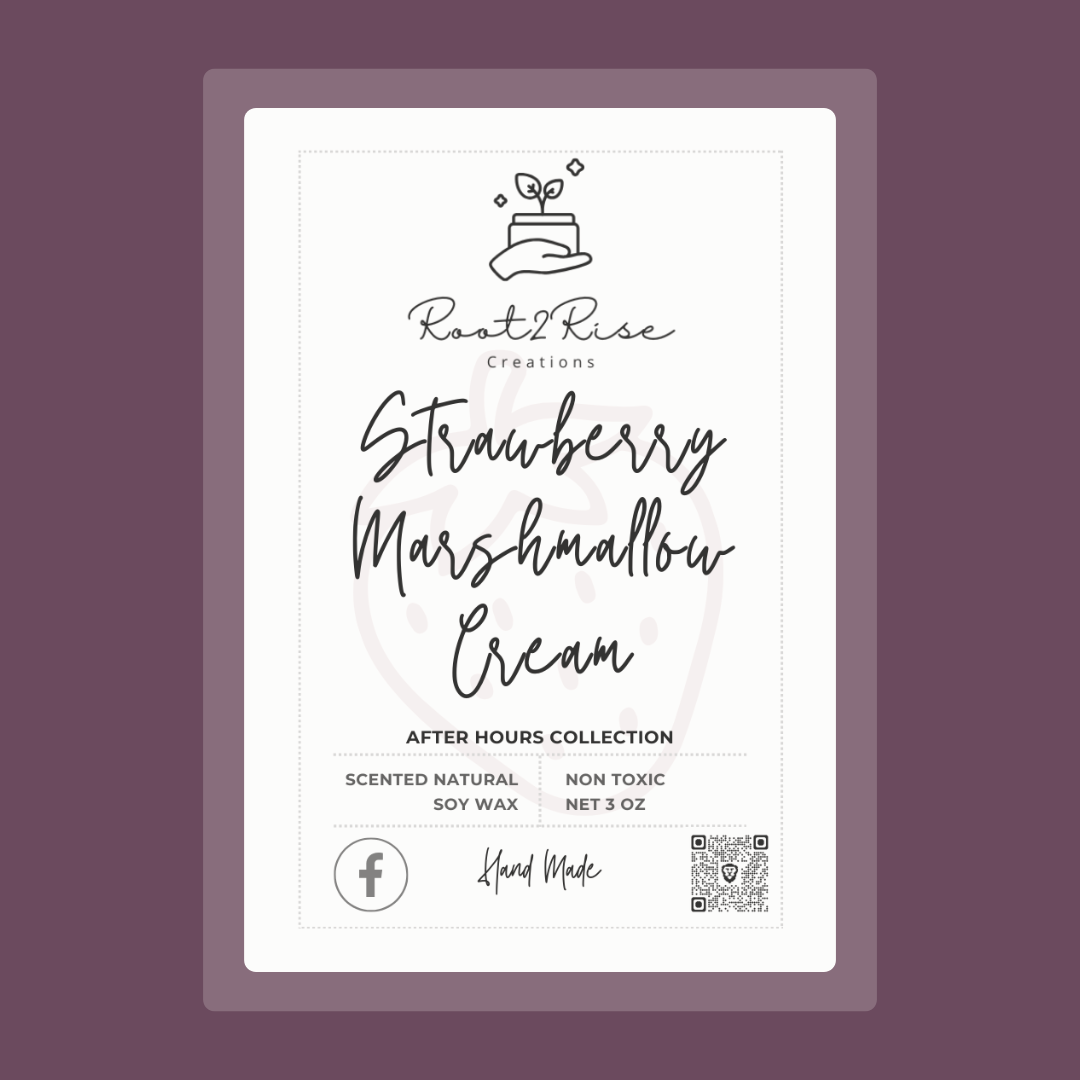 After Hours Wax Melt –  Strawberry Marshmallow Cream