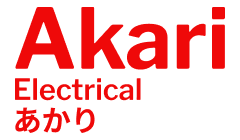 The Red logo for the company Akari Electrical