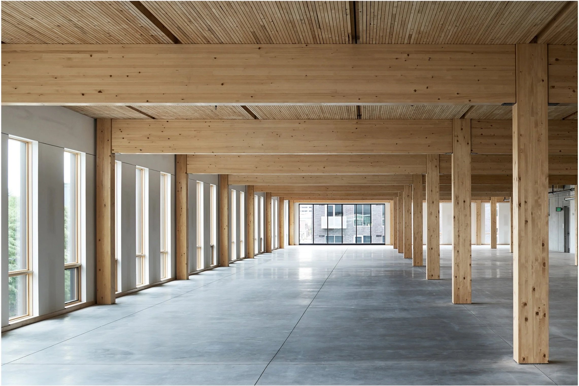 Structure en bois massif — conception et calculs structuraux par Structures CM au Québec