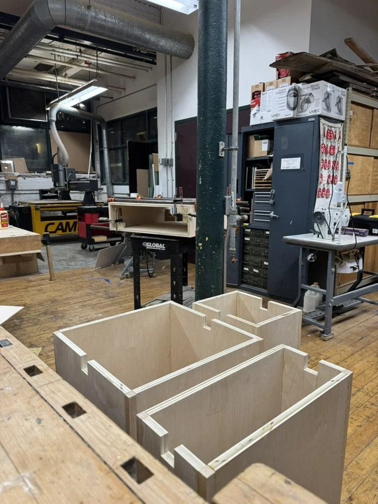 Finished table legs and last leg glue-up.
