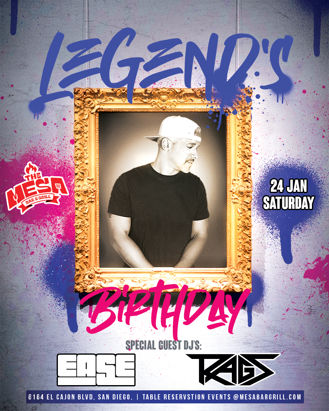 Saturday night party at The Mesa