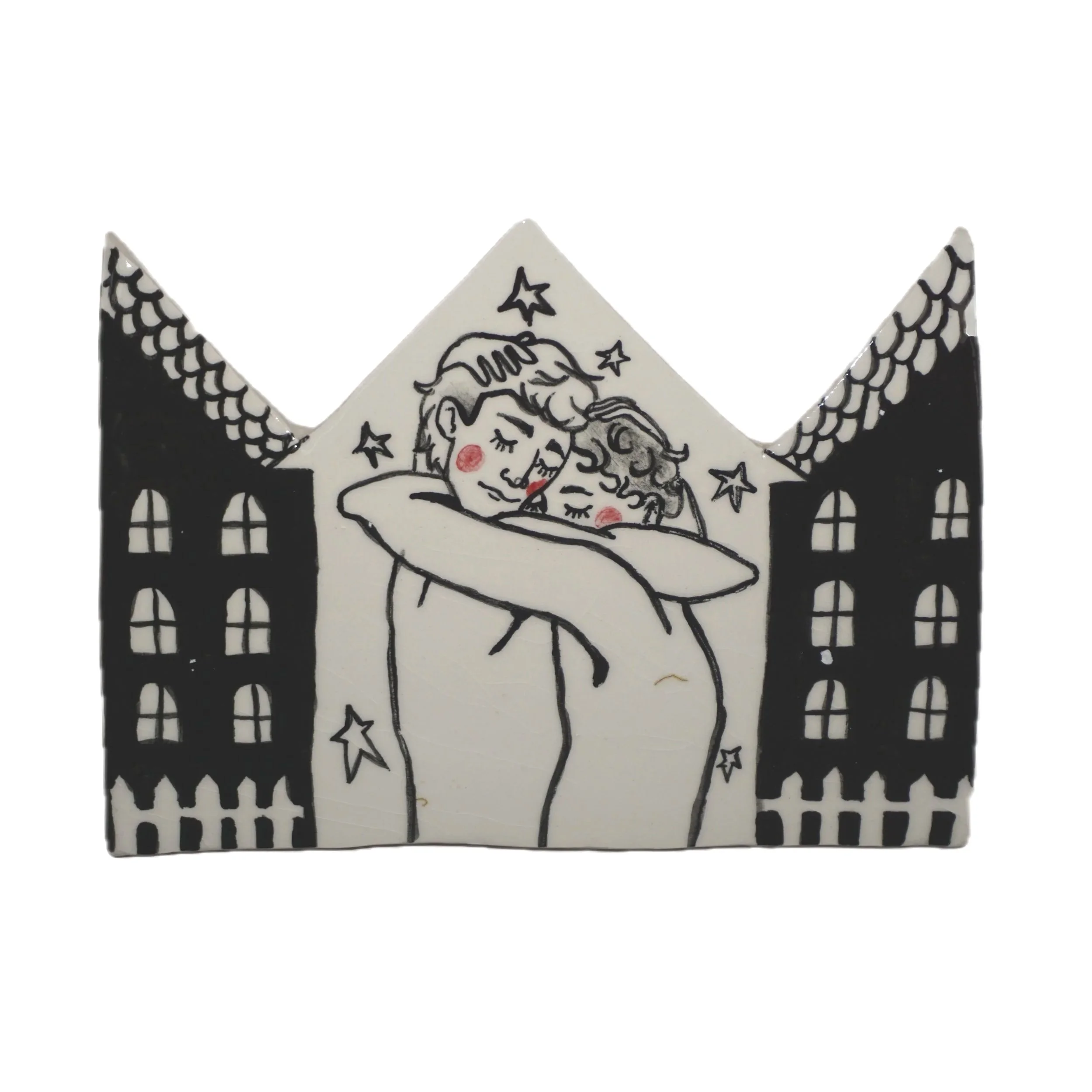 Refuge
Underglaze on porcelain