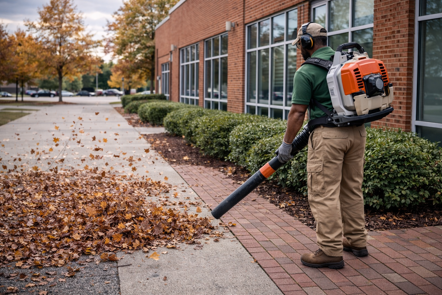 Driveway and Walkway Blowing
