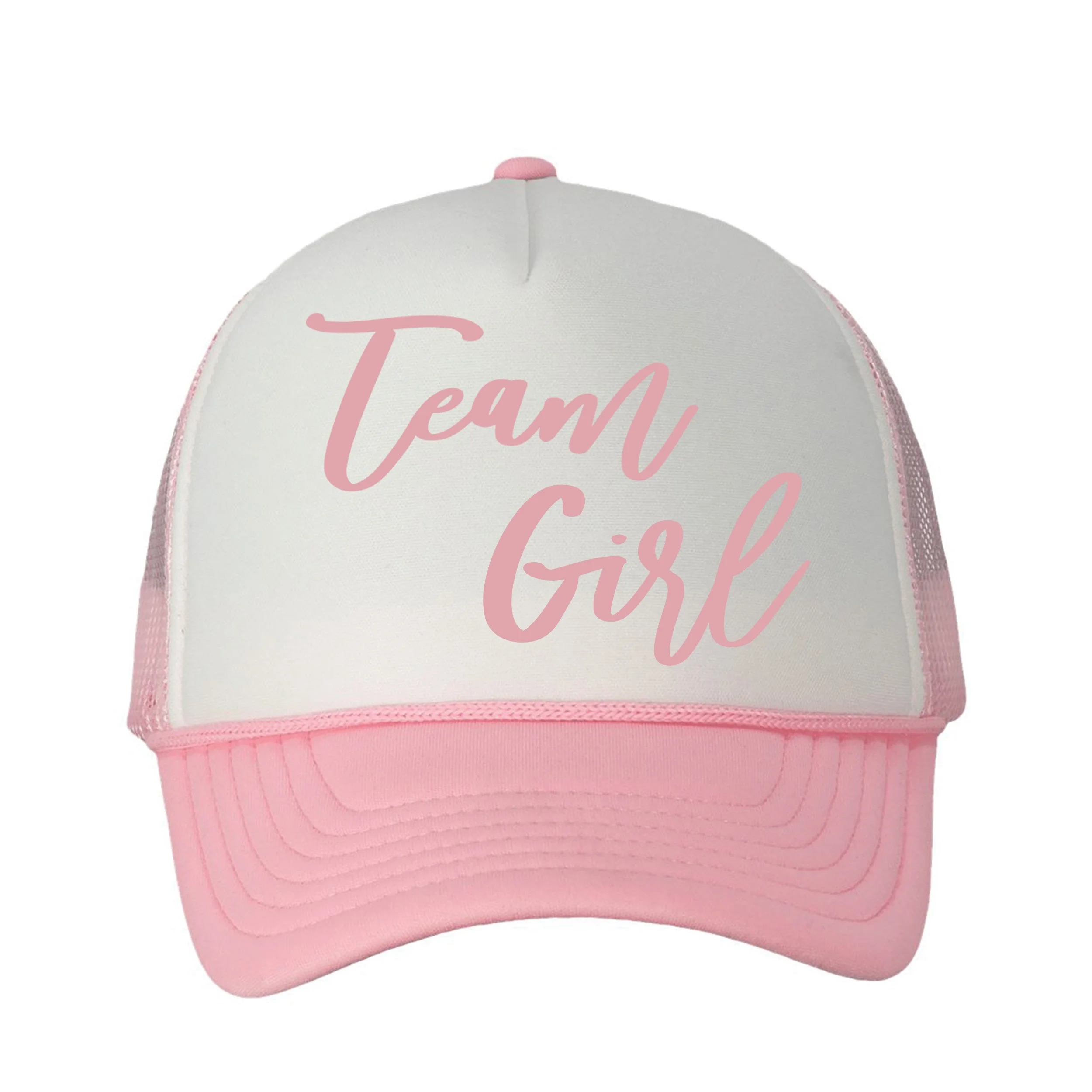 'Team Girl' Pink Trucker Cap