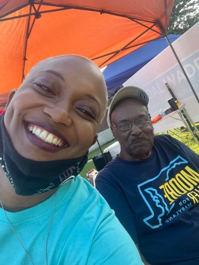 Lolita E Walker, Candidate for PGCPS BOE - District 9, and Senator Obie Patterson