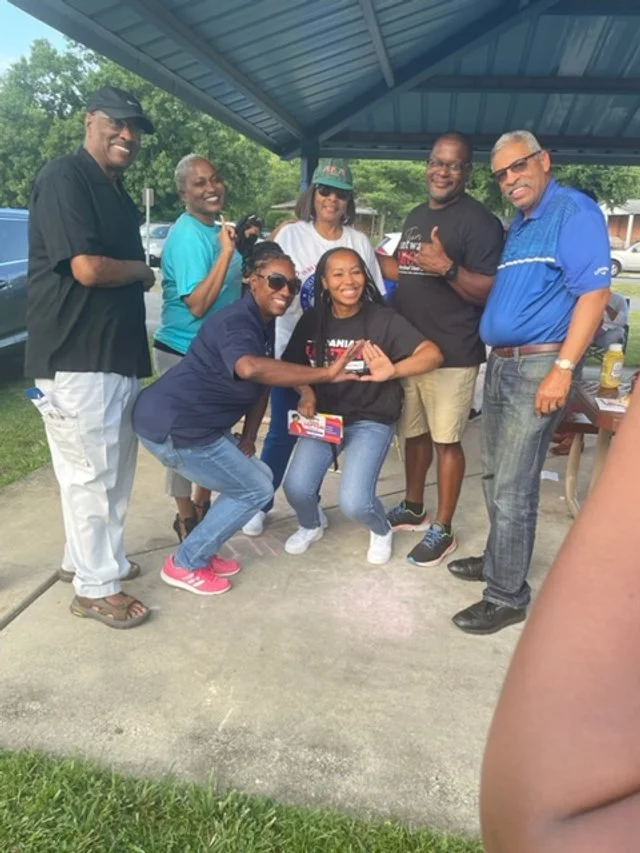 Divine 9 family with Lolita E. Walker