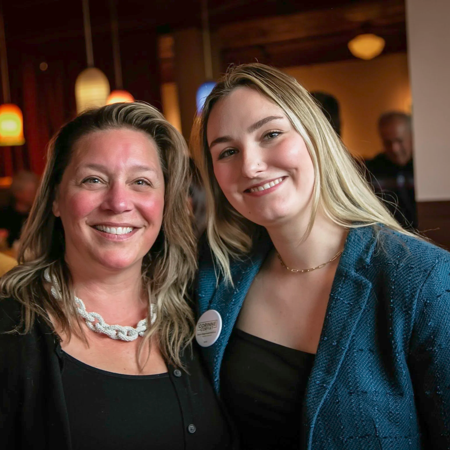 Corinne Coryat and Natalie Blais