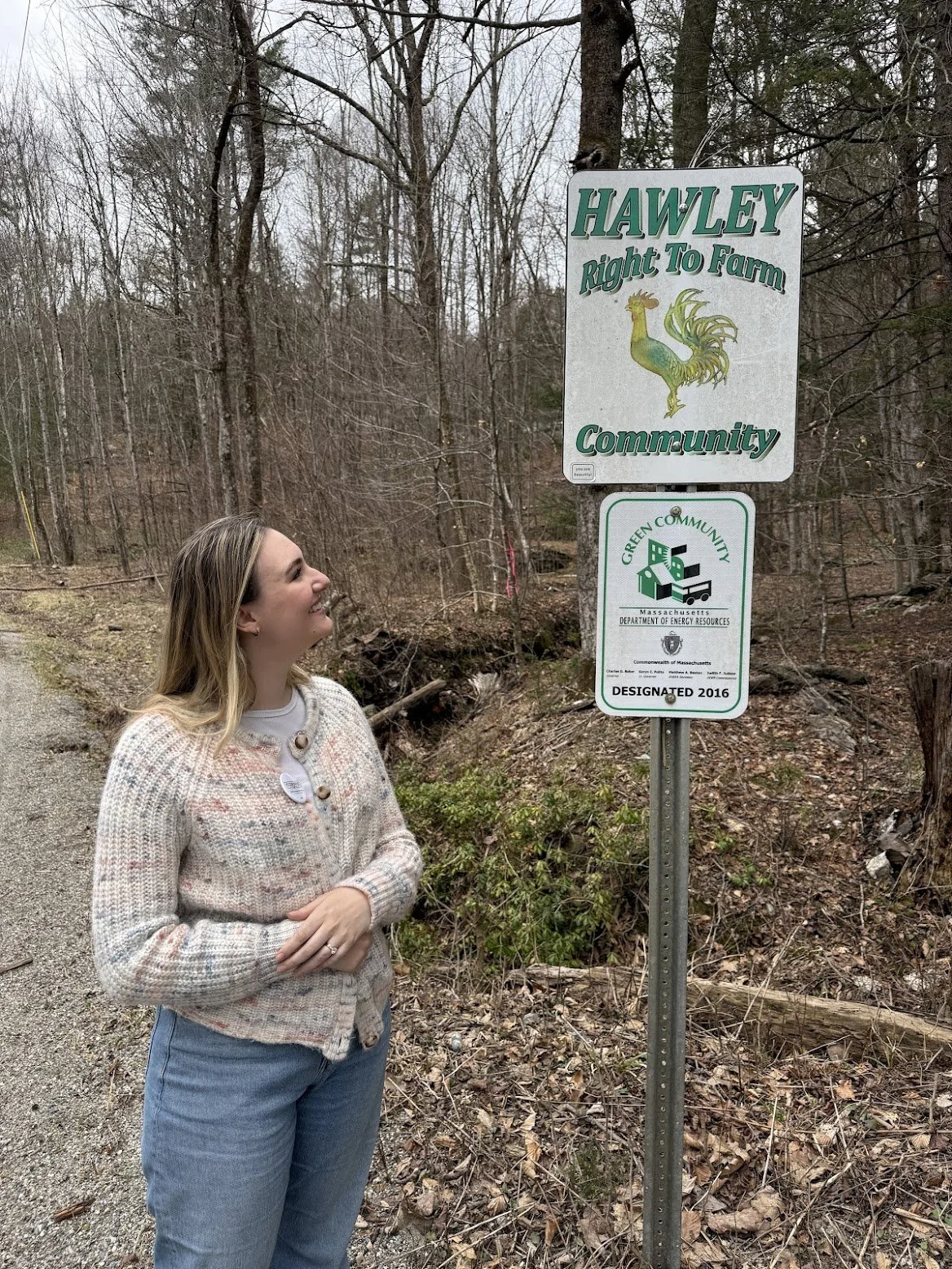 Standing with our local farming community in Hawley.