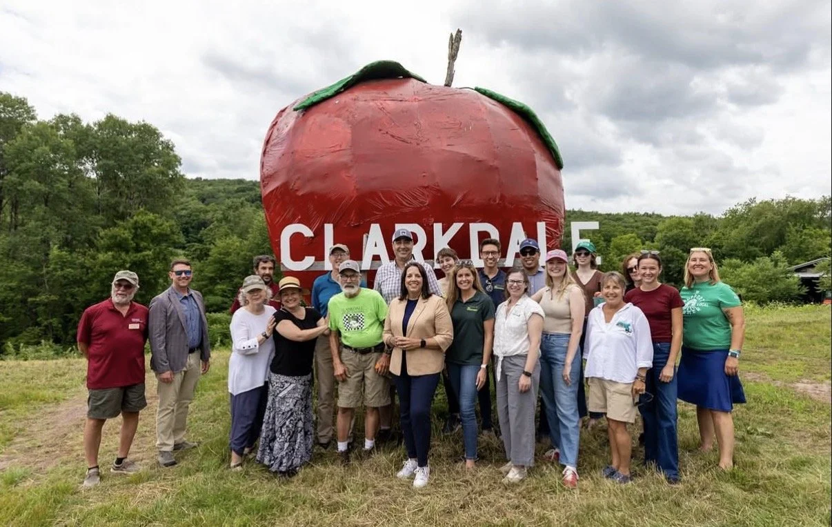 Spent the day at Clarkdale Fruit Farms with Kim Driscoll, the Lieutenant Governor of Massachusetts, talking about local food systems and the importance of agriculture in the region. 
