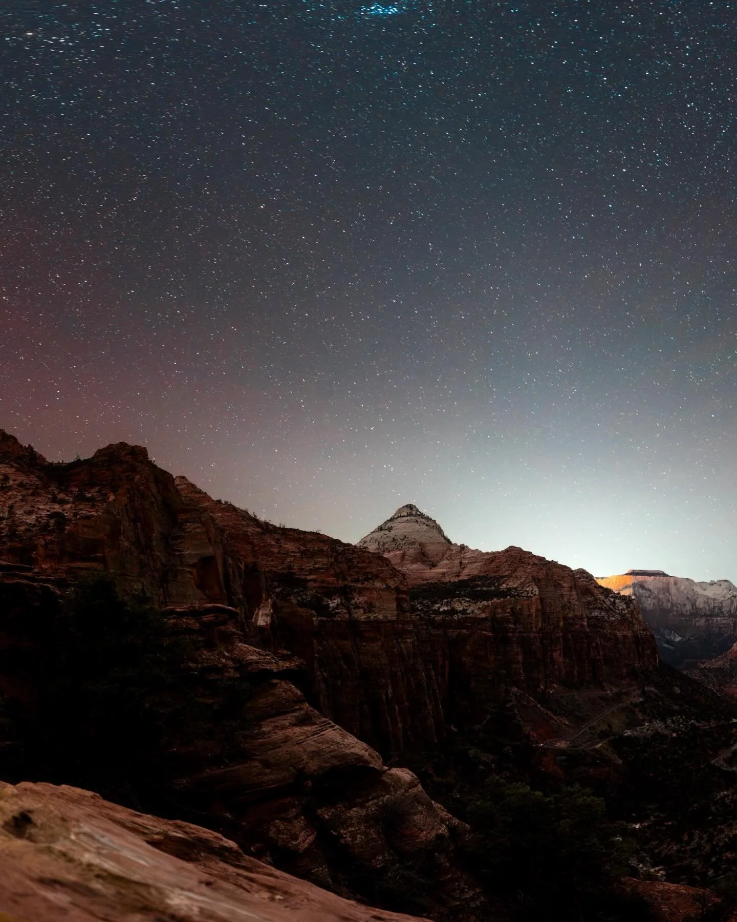 Pink filled skies in Mukuntuweap.