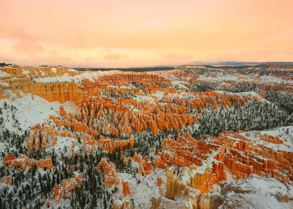 Sunset in Bryce Canyon