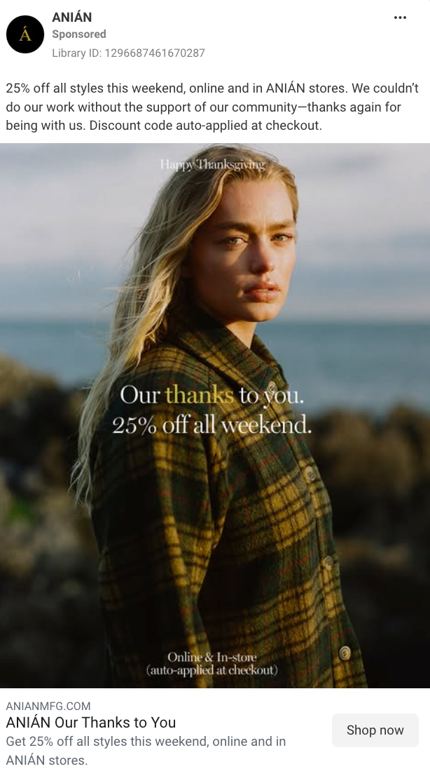 A woman with long blonde hair standing outdoors, looking at the camera, wearing a plaid shirt. The background includes blurred natural scenery near the water.