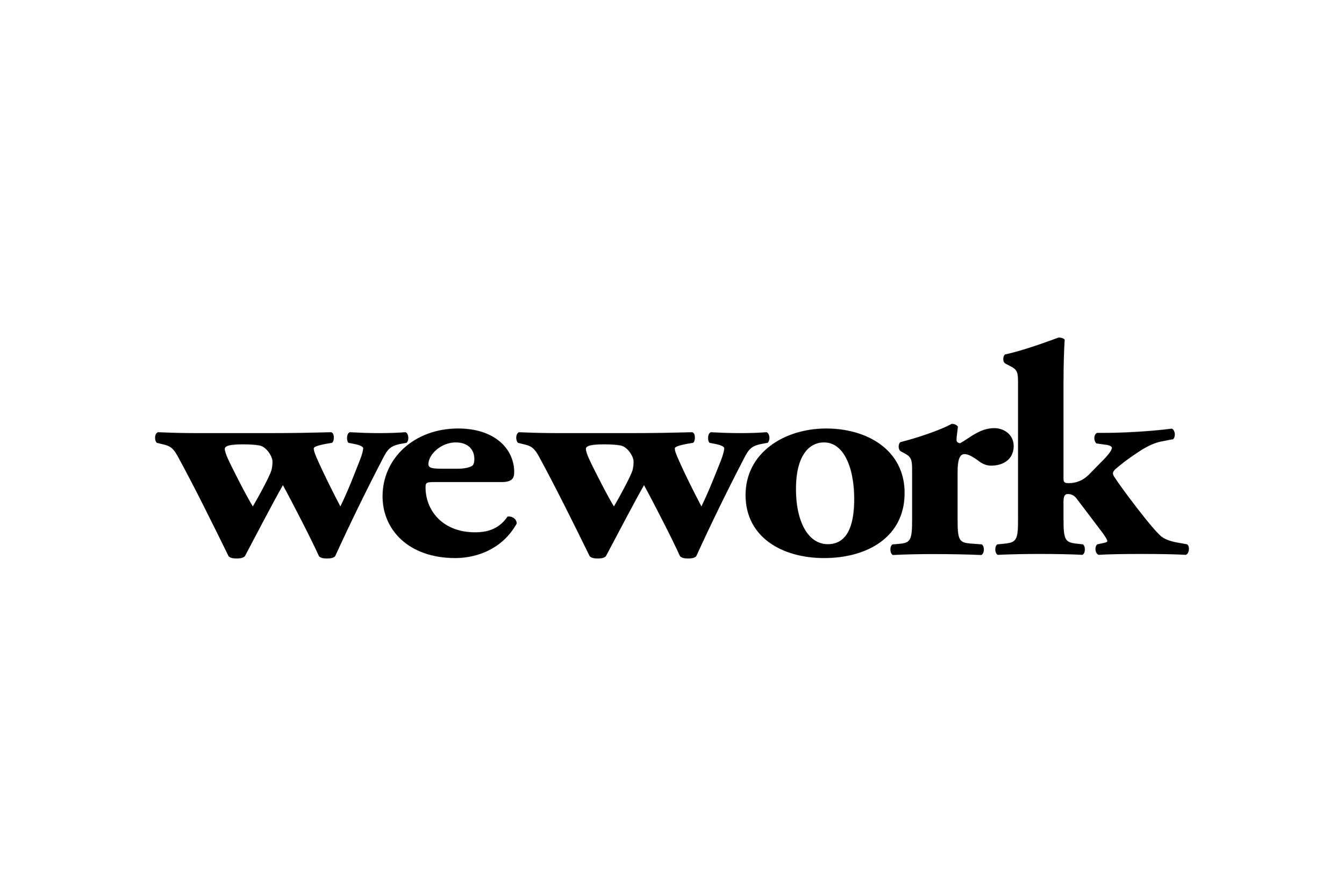 'Wework' in black text on a transparent background.