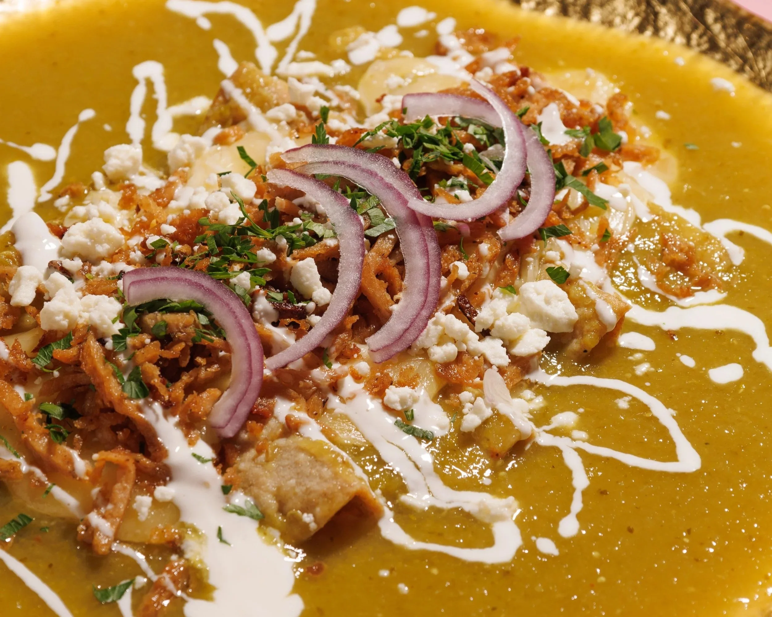 Enchiladas con Pollo