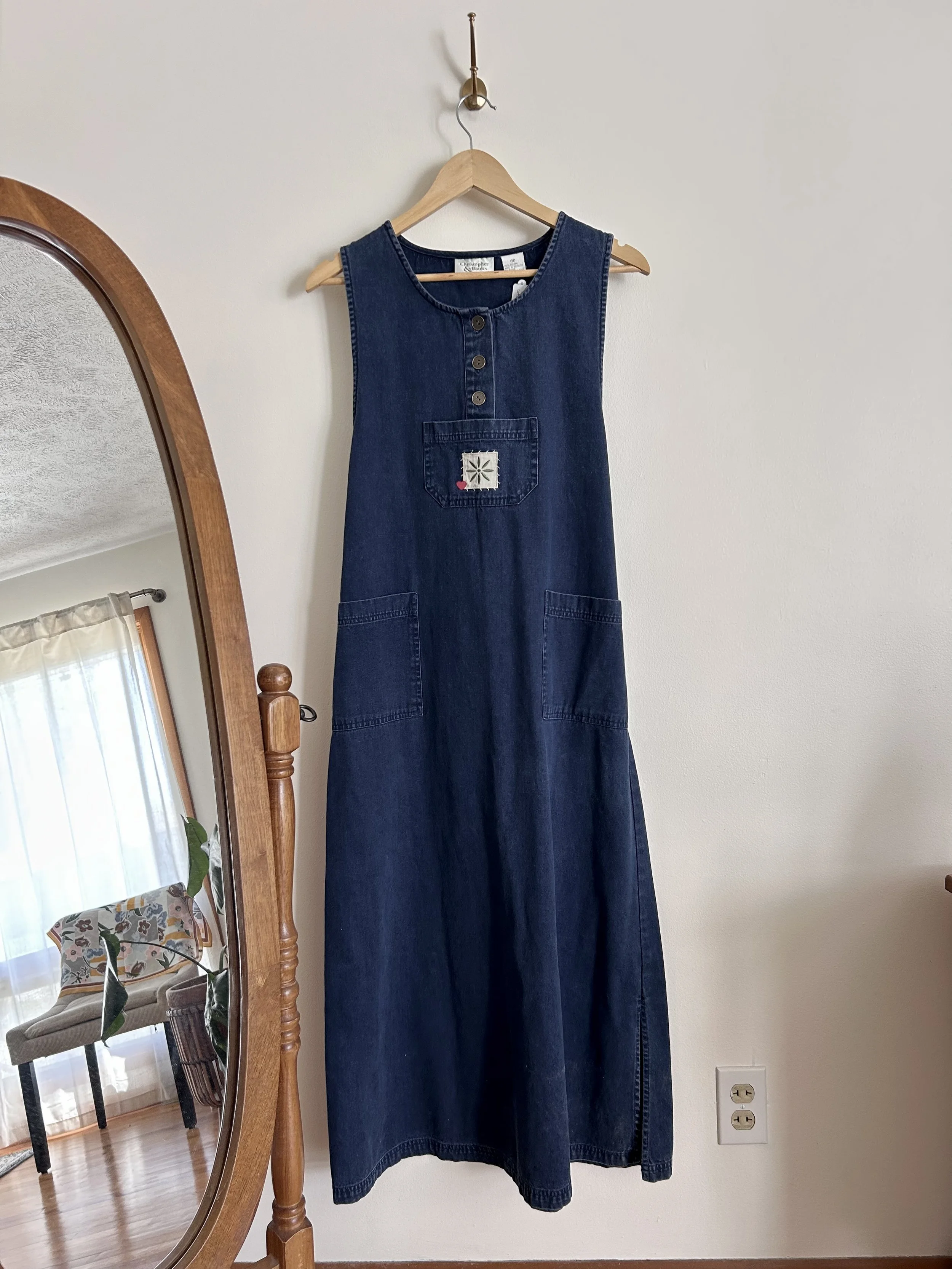 Long Denim Dress (M)